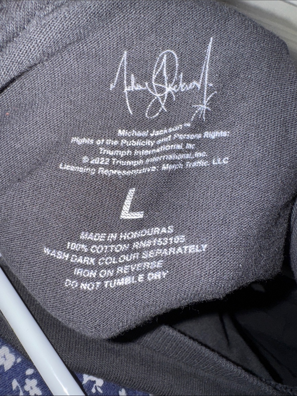 Michael Jackson Black Graphic Short Sleeve Tee - Picture 2 of 2